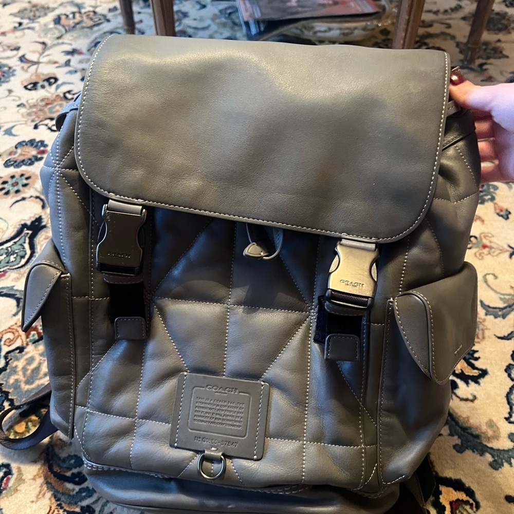 RARE rivington coach leather backpack - Picture 3 of 15